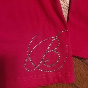 Shades of love by bella signature yoga top med 1/2 zip